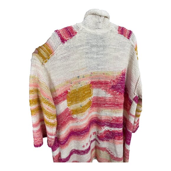 Anthropologie Daily Practice Painted Knit Cardigan – M/L - Picture 6 of 10